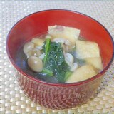 大根・しめじ・ほうれん草のみそ汁